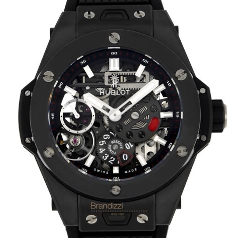 hublot big bang meca 10 black magic|hublot big bang skeleton.